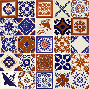 Handcrafted Mexican Talavera Tile
