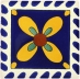 Moo Azul-Amarillo Talavera Mexican Tile