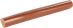 .625 x 6 Pencil Liner: Red Jasper Gloss - Santa Barbara Ceramic Tile