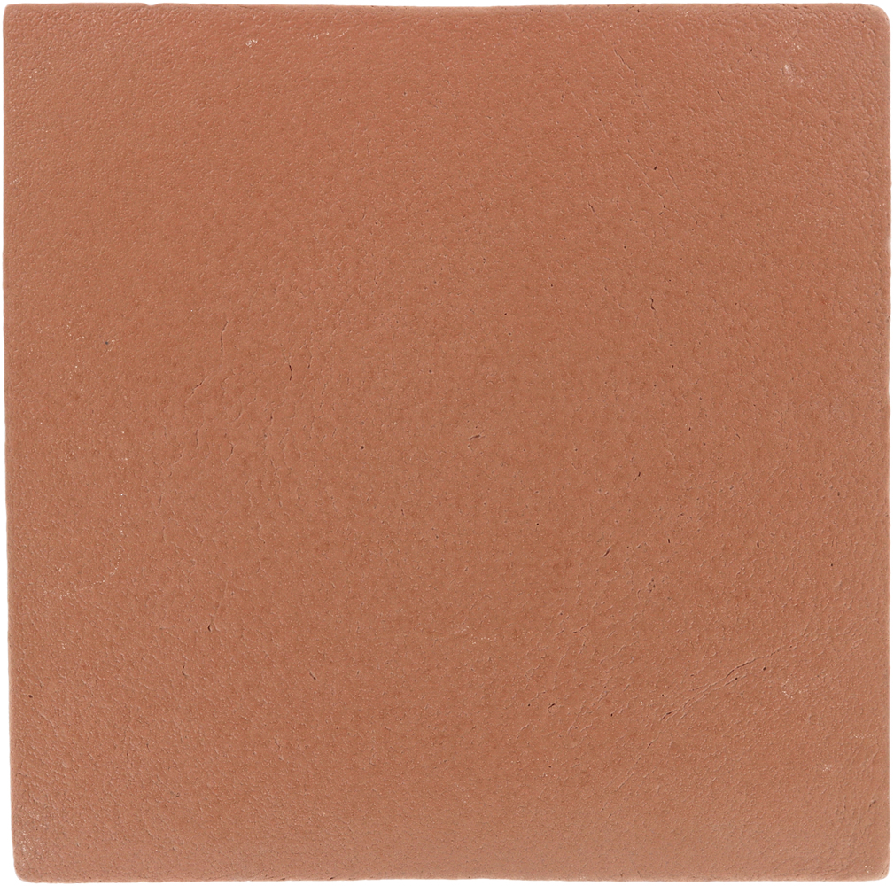 8.25" x 8.25" Red Earth Matte - Tierra High Fired Glazed Field Tile