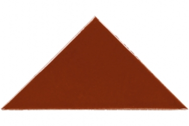 4.25" x 4.25" x 6" Rust - Talavera Mexican Triangle Tile