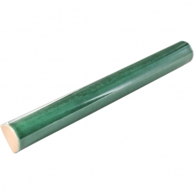 .625" x 6" Pencil Liner: Verde Hoja -Talavera Mexican Tile