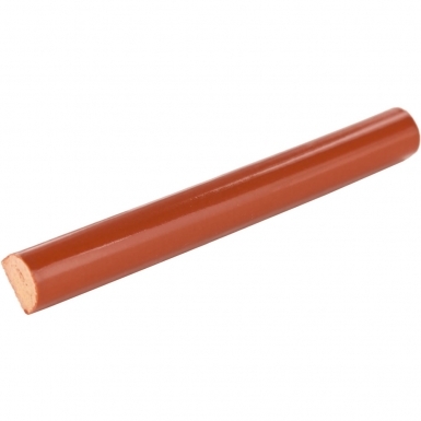 .625" x 6" Pencil Liner: Rust - Talavera Mexican Tile