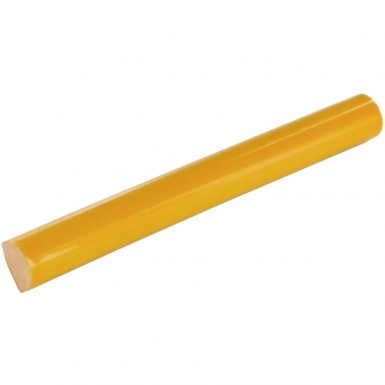 .625" x 6" Pencil Liner: Tangerine Yellow - Talavera Mexican Tile