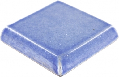 2.125" Double Surface Bullnose: Light Blue - Talavera Mexican Tile
