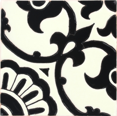 Avidan Black & Ivory 1 Gloss Santa Barbara Ceramic Tile