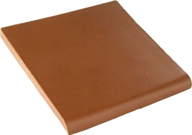 4.25" x 4.25" Surface Bullnose: Toasted Chestnut - Santa Barbara Tile