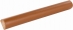 .625 x 6 Pencil Liner: Toasted Chestnut Matte - Santa Barbara Tile