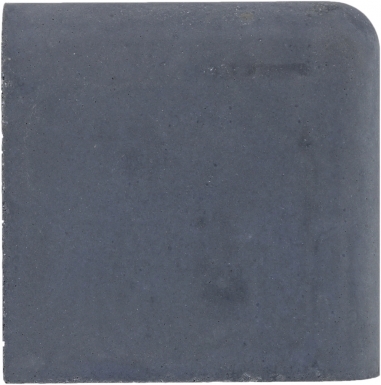 4" x 4" Double Surface Bullnose: Sapphire - Barcelona Cement Floor Tile