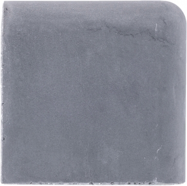 4" x 4" Double Surface Bullnose: Charcoal - Barcelona Cement Floor Tile