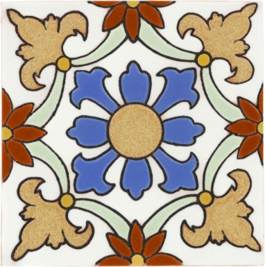 Santa Helena Flower 2 Santa Barbara Ceramic Tile