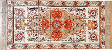 Persian Style Rug 1 Santa Barbara Tile Mural