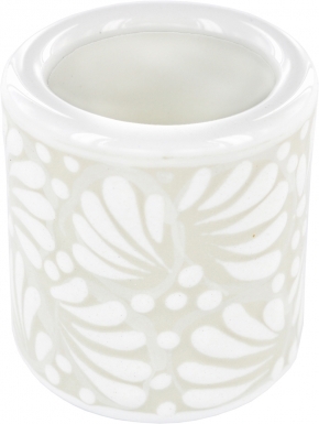 White Cotton - Ceramic Napkin Holder Ring