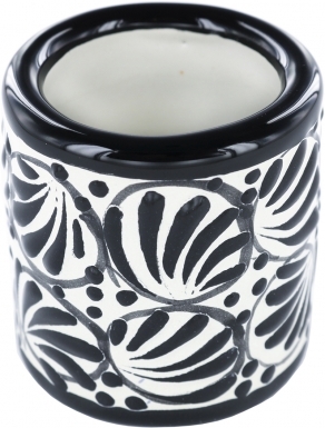 Black & White - Ceramic Napkin Holder Ring