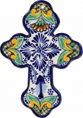 Floral N.9 - Ceramic Cross