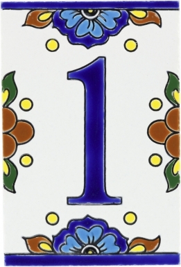 Puebla 2 - Ceramic House Number
