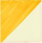 4.25 x 4.25 Yellow & White Harlequin - Talavera Mexican Tile