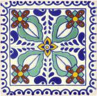 4.25 x 4.25 Zamora - Talavera Mexican Tile