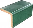 2 x 2 x 4.25 V-Cap: Verde Hoja - Talavera Mexican Tile