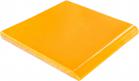 4.25 x 4.25 Surface Bullnose: Tangerine Yellow - Talavera Mexican Tile
