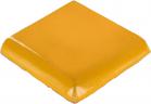 2.125 Double Surface Bullnose: Gold Yellow - Talavera Mexican Tile
