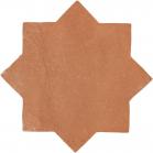 4.25 x 4.25 Eight Point Star Mudejar - Tierra High Fired Floor Tile