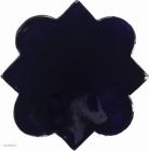 4.625 x 4.625 Navy Blue Gloss Mudejar 2 - Tierra High Fired Glazed Field Tile
