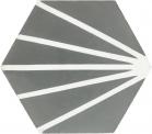 8 Light Raise Hexagon - Barcelona Cement Floor Tile