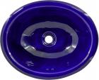Cobalt Blue - Oval Drop In Bathroom Sink
