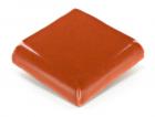 2 x 2 Double Surface Bullnose: Rust - Terra Nova Mediterraneo Ceramic Tile