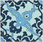 6 x 6 Quarter Bedonia Turquoise - Sevilla Ceramic Floor Tile