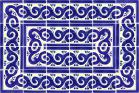 Set of 24 Individual Tiles 4.25 x 4.25 - Talavera Mexican Tile Set